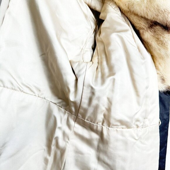 Vintage Eaton's Patchwork Blonde Mink Custom Made A line fur Coat S - Picture 11 of 15